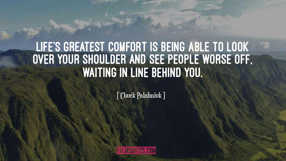 Behind You quotes by Chuck Palahniuk