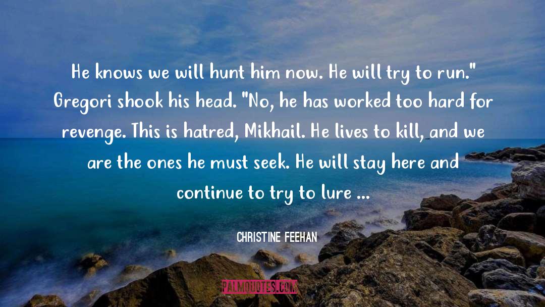 Behind Your Back quotes by Christine Feehan