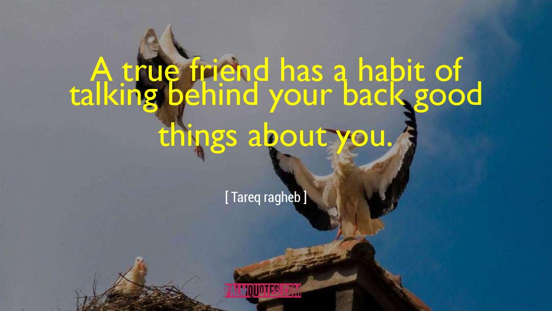 Behind Your Back quotes by Tareq Ragheb