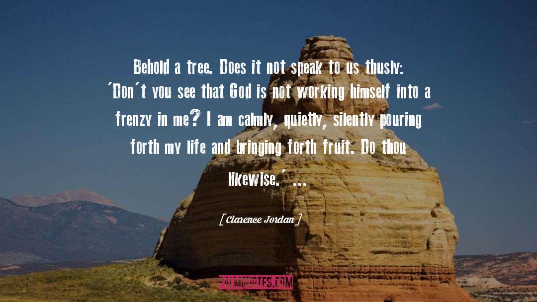 Behold quotes by Clarence Jordan