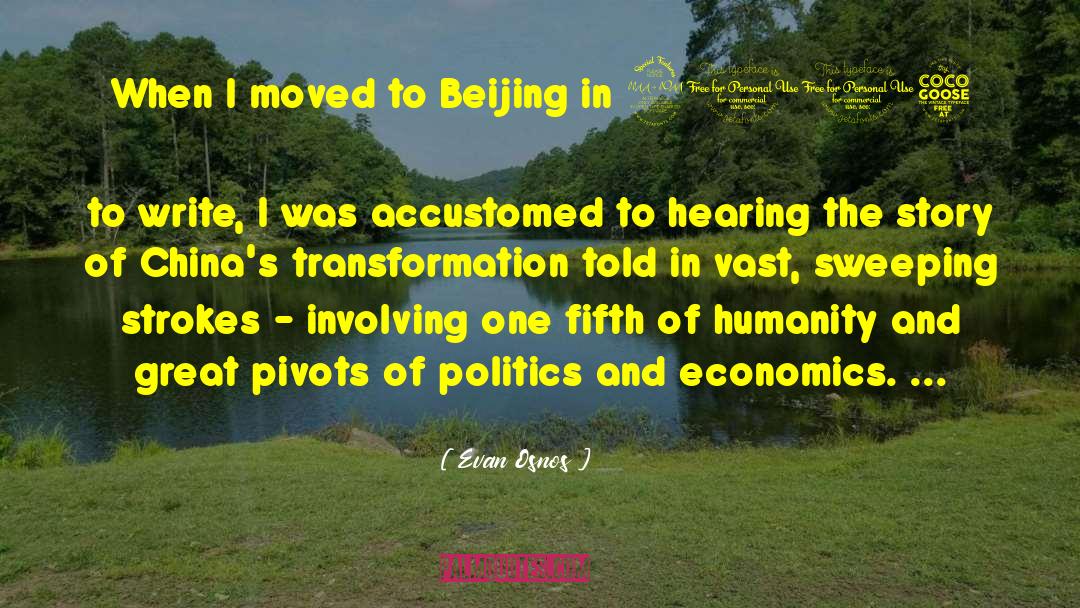 Beijing quotes by Evan Osnos