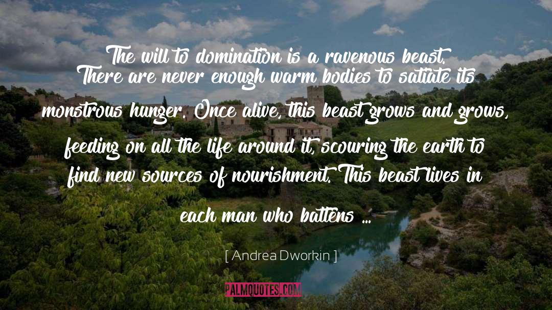 Being A Beast quotes by Andrea Dworkin