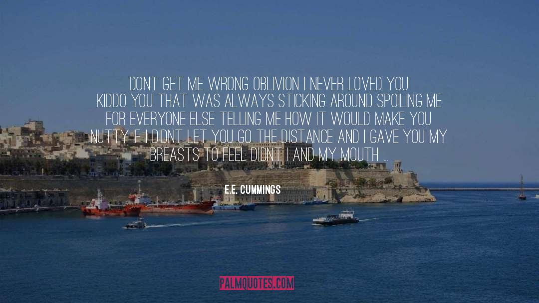 Being A Beast quotes by E.E. Cummings