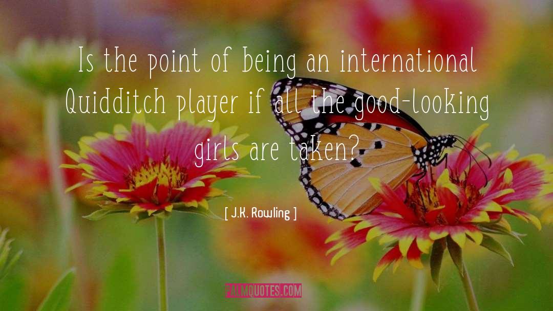 Being A Girl Player quotes by J.K. Rowling