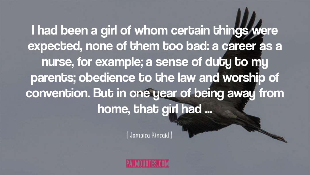 Being A Girl Thug quotes by Jamaica Kincaid