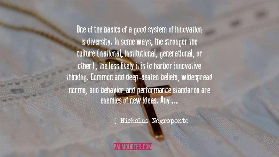 Being A Good Influence quotes by Nicholas Negroponte