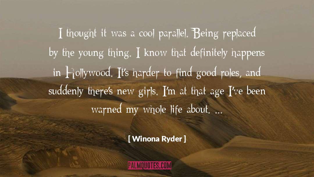 Being A Good Parent quotes by Winona Ryder