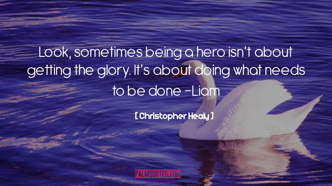 Being A Hero quotes by Christopher Healy
