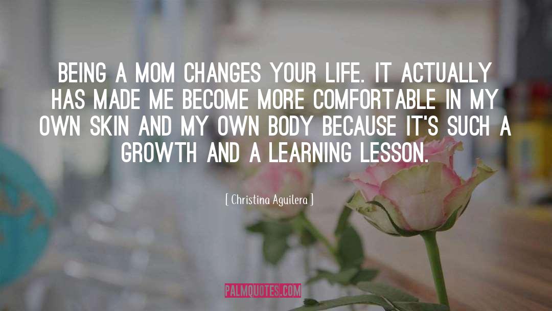 Being A Mom quotes by Christina Aguilera