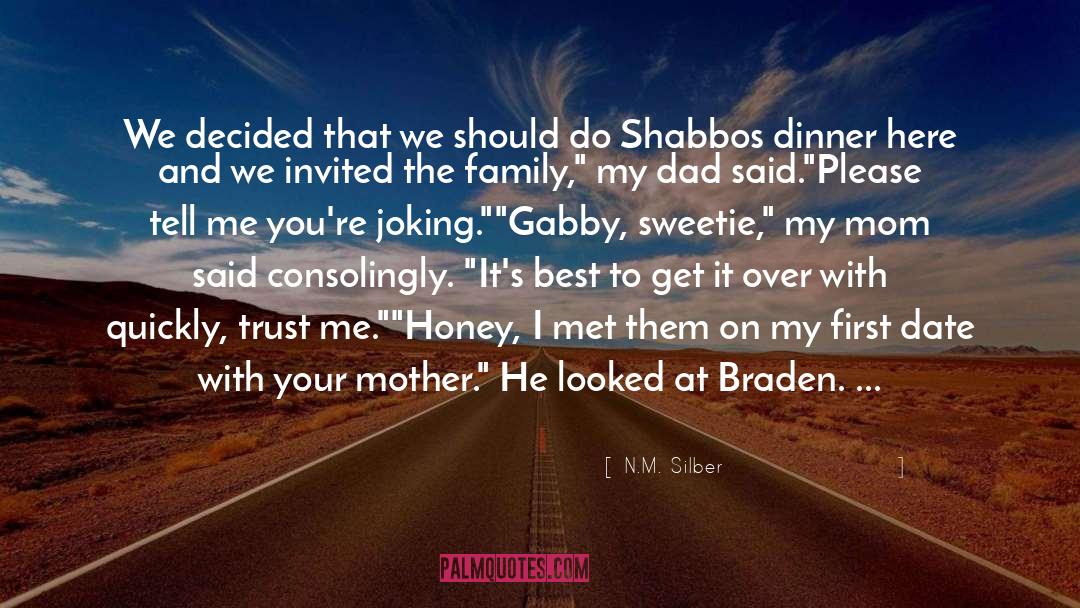 Being A Mom To A Daughter quotes by N.M. Silber
