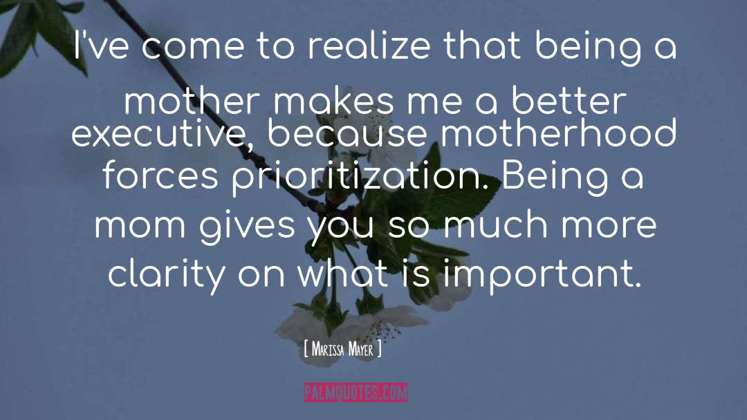 Being A Mother quotes by Marissa Mayer