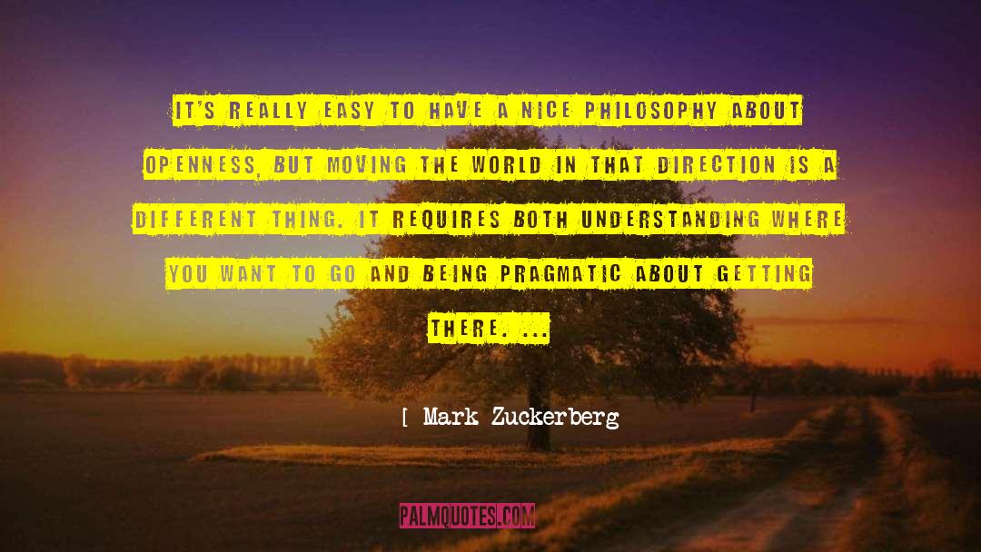 Being A Nice Guy quotes by Mark Zuckerberg