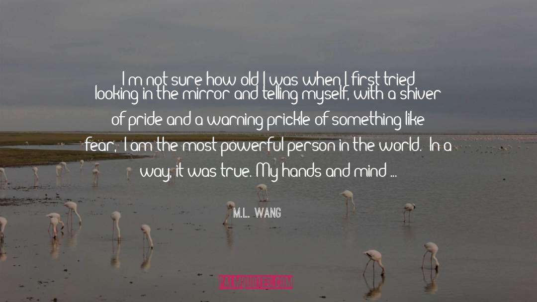 Being A People Ppleaser quotes by M.L. Wang