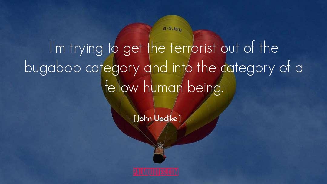 Being A Poet quotes by John Updike