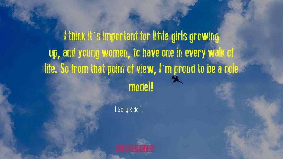 Being A Role Model quotes by Sally Ride