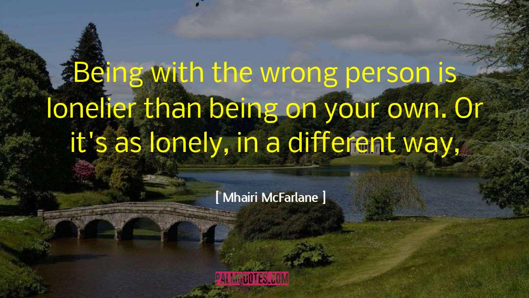 Being A Square quotes by Mhairi McFarlane