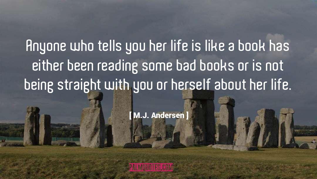 Being A Square quotes by M.J. Andersen