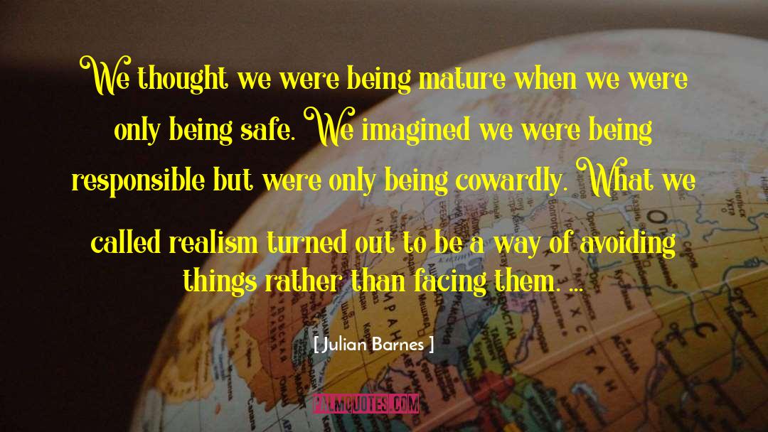 Being A Square quotes by Julian Barnes