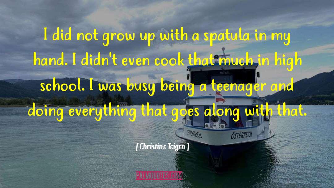 Being A Teenager quotes by Christine Teigen