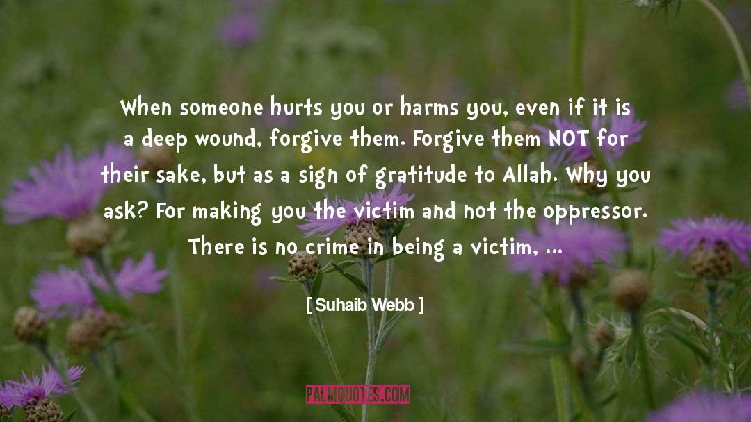 Being A Victim quotes by Suhaib Webb