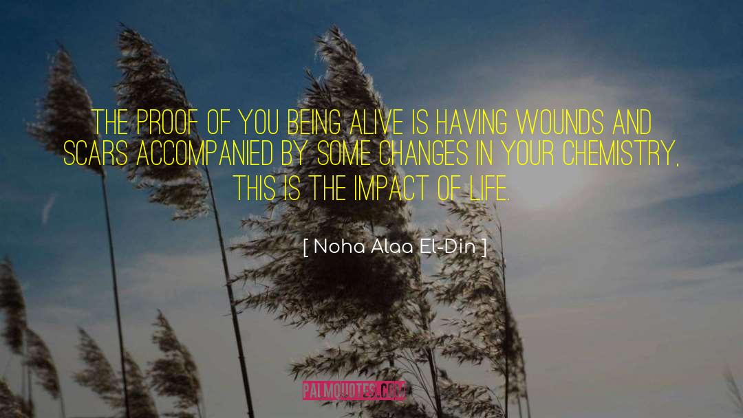 Being Alive quotes by Noha Alaa El-Din