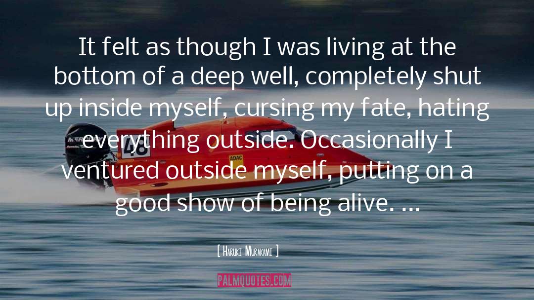 Being Alive quotes by Haruki Murakami