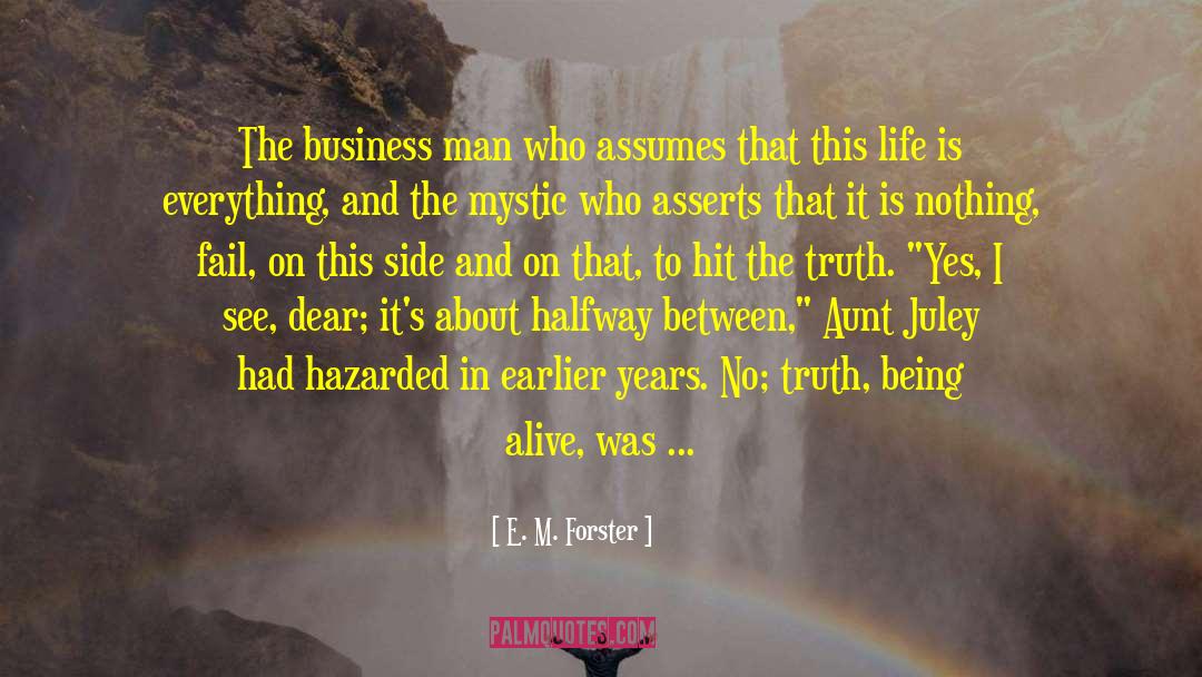 Being Alive quotes by E. M. Forster