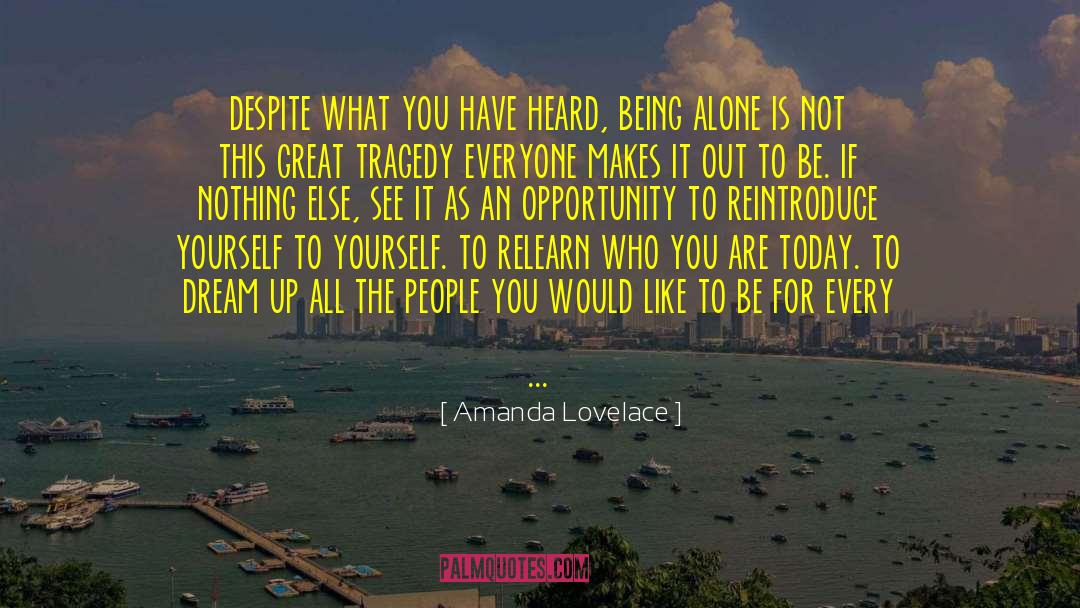 Being Alone quotes by Amanda Lovelace