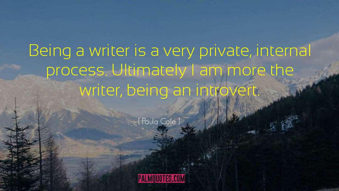 Being An Introvert quotes by Paula Cole