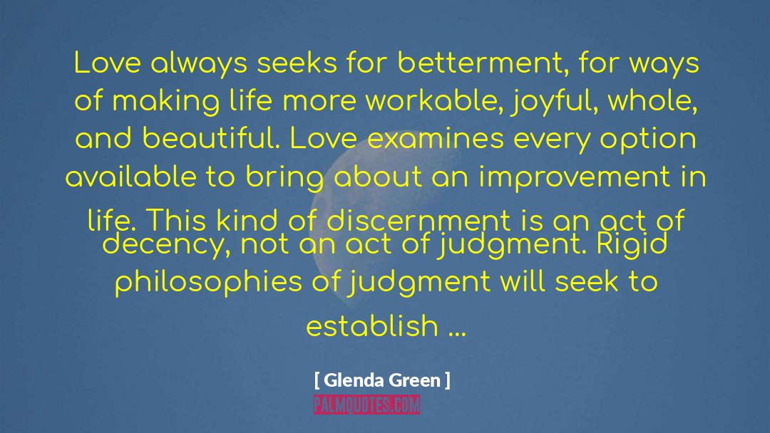 Being An Option In Love quotes by Glenda Green