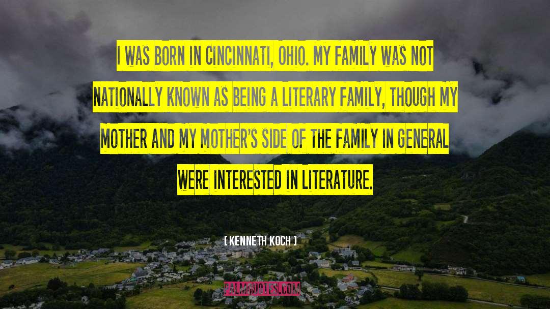 Being Angry At Family quotes by Kenneth Koch