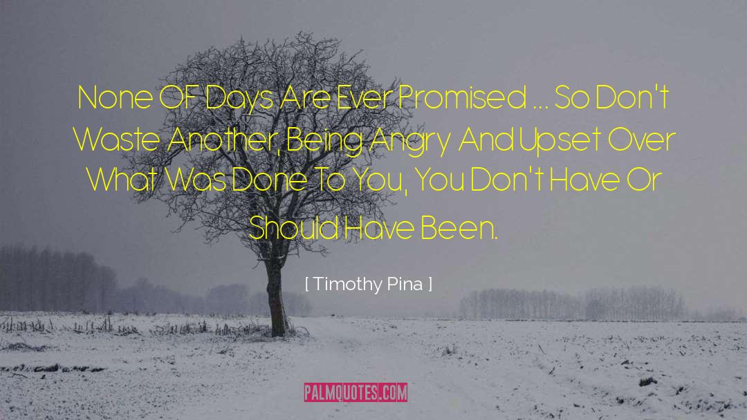 Being Angry quotes by Timothy Pina