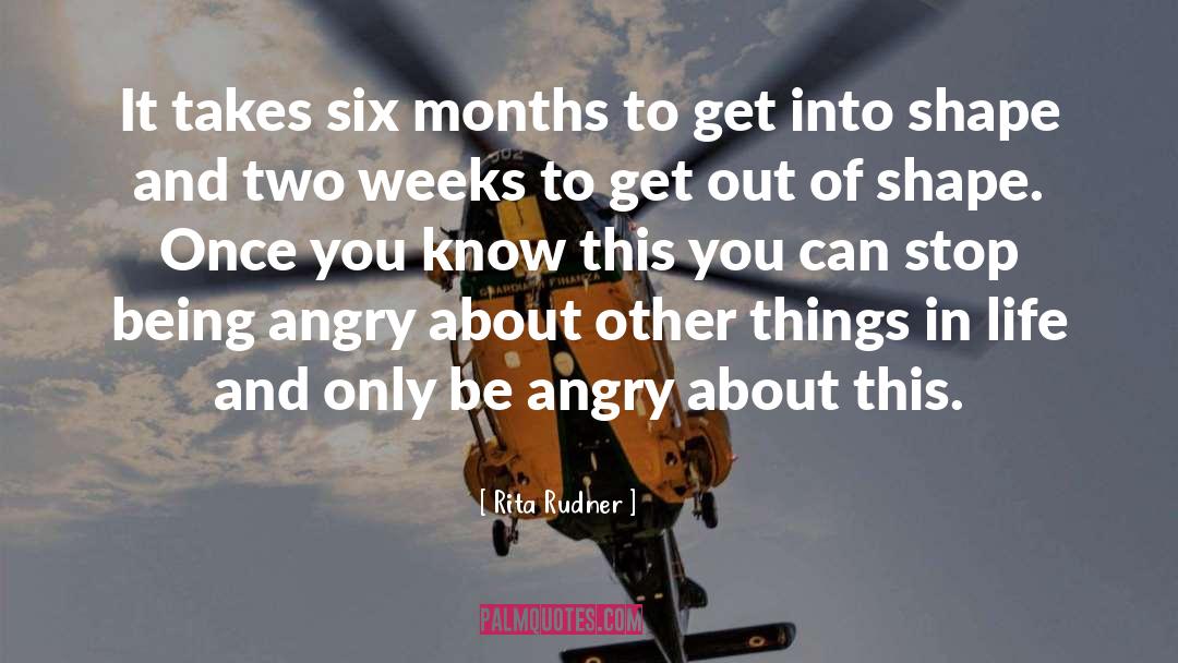 Being Angry quotes by Rita Rudner
