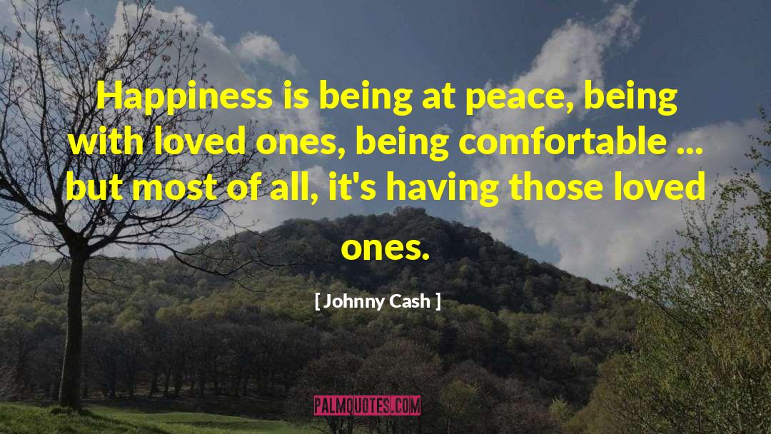 Being At Peace quotes by Johnny Cash