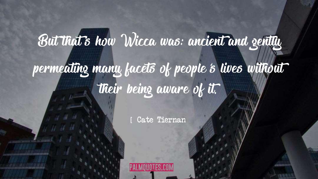 Being Aware quotes by Cate Tiernan