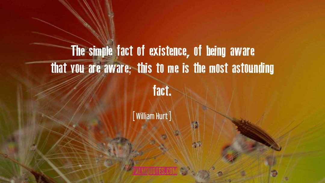 Being Aware quotes by William Hurt