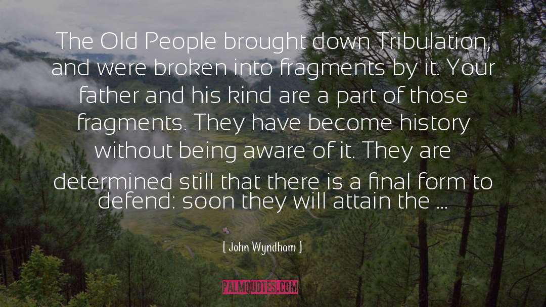 Being Aware quotes by John Wyndham