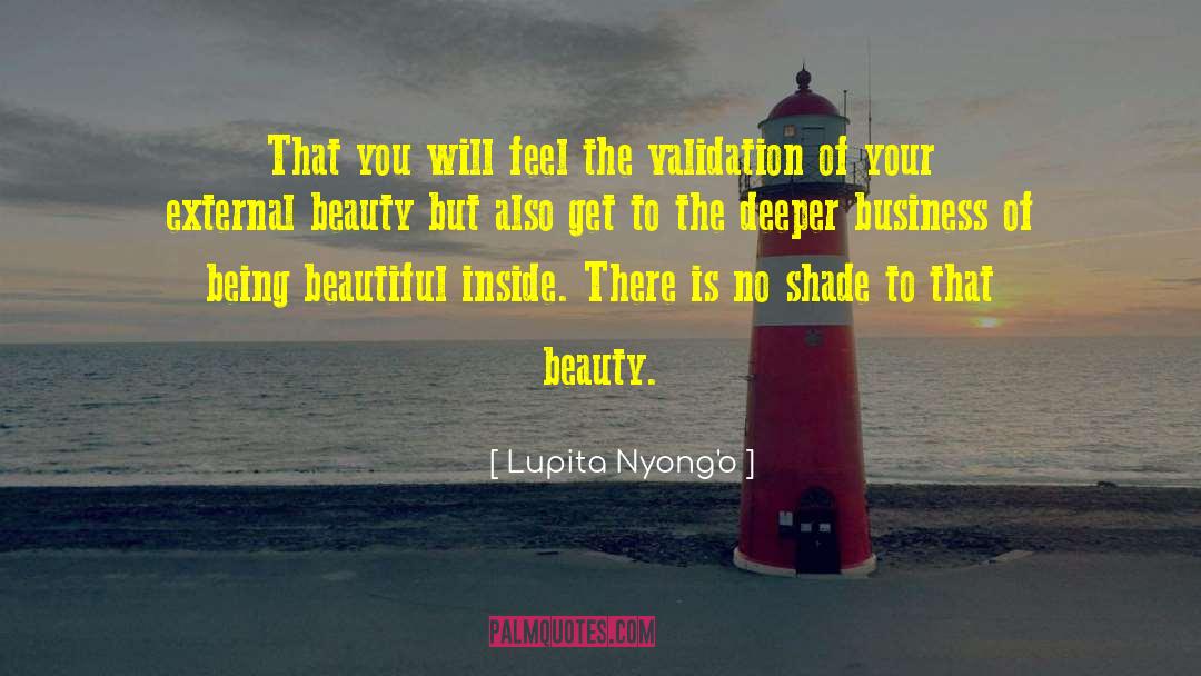 Being Beautiful quotes by Lupita Nyong'o