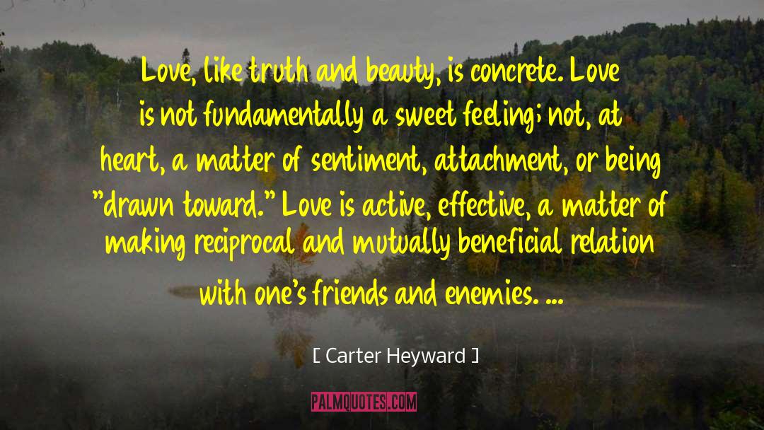 Being Best Friends No Matter What quotes by Carter Heyward