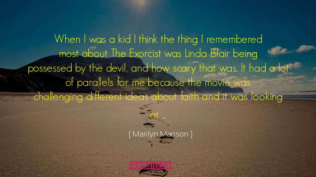 Being Blessed quotes by Marilyn Manson