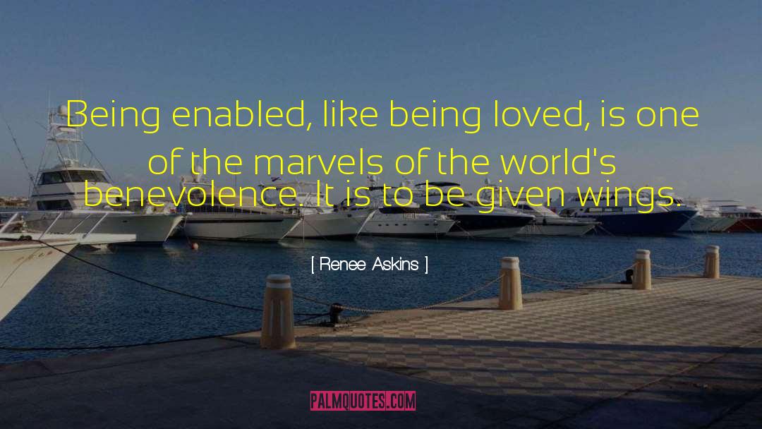 Being Blind quotes by Renee Askins