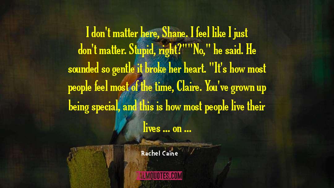 Being Broke Down quotes by Rachel Caine