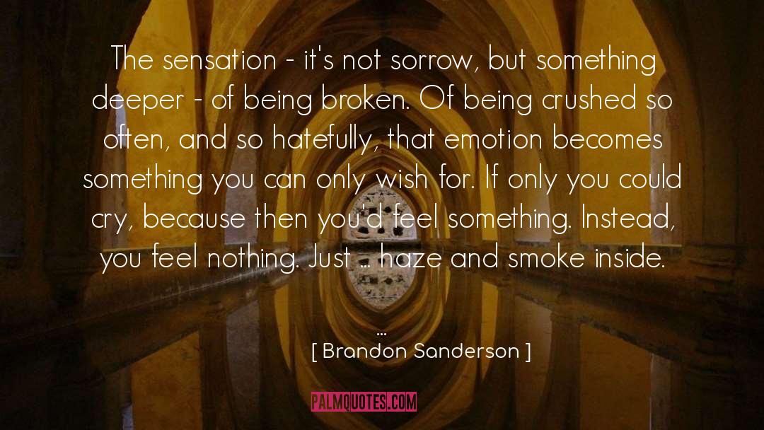 Being Broken quotes by Brandon Sanderson