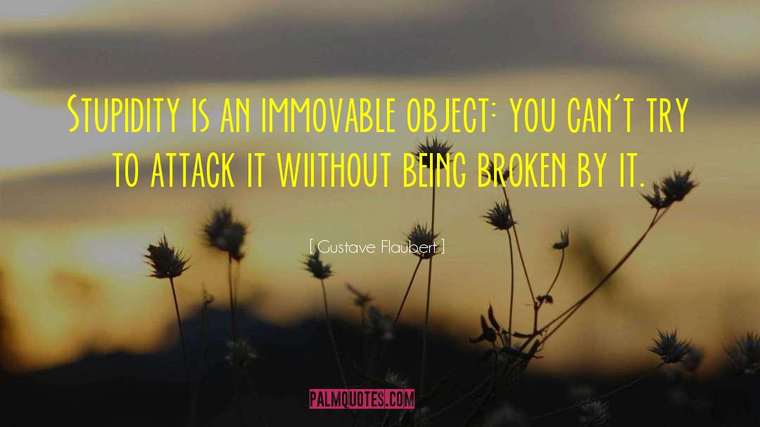 Being Broken quotes by Gustave Flaubert