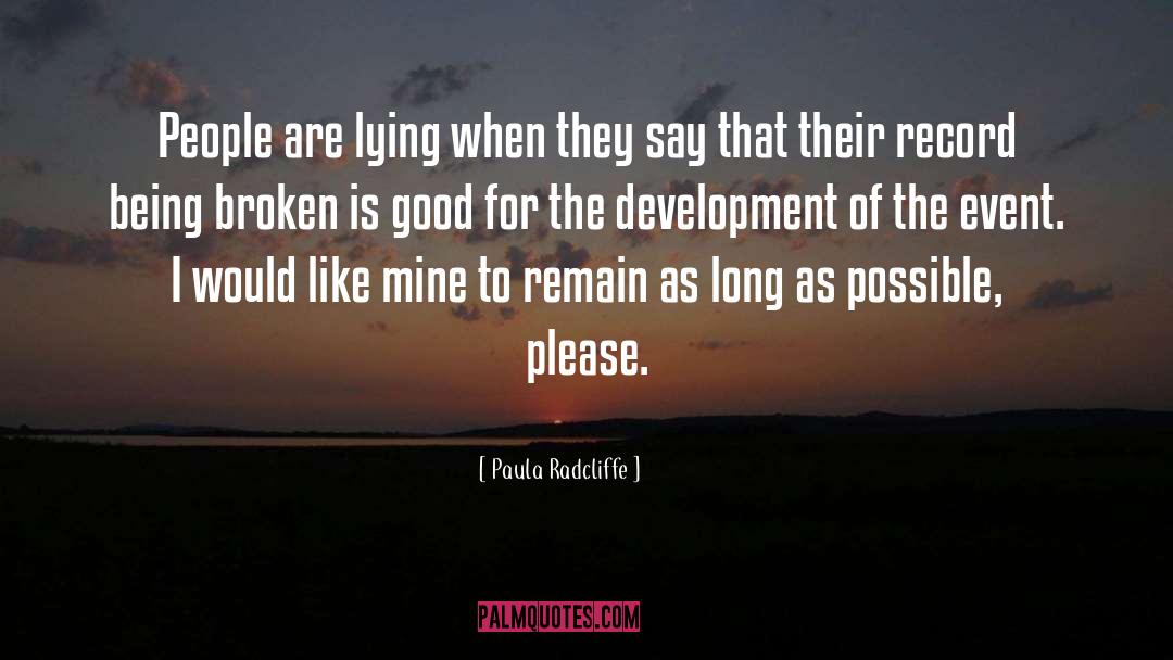 Being Broken quotes by Paula Radcliffe
