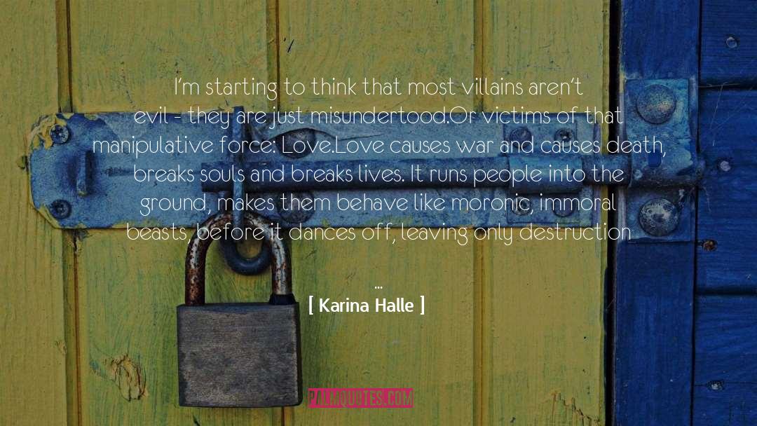 Being Broken Wide Open quotes by Karina Halle