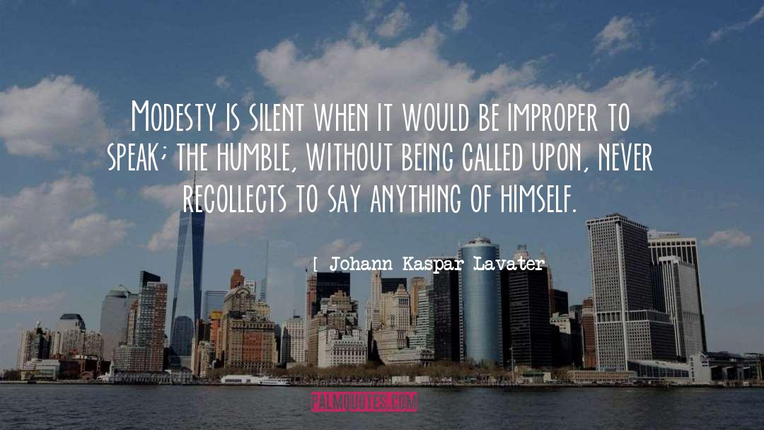 Being Called quotes by Johann Kaspar Lavater