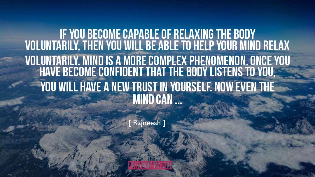 Being Confident With Yourself quotes by Rajneesh