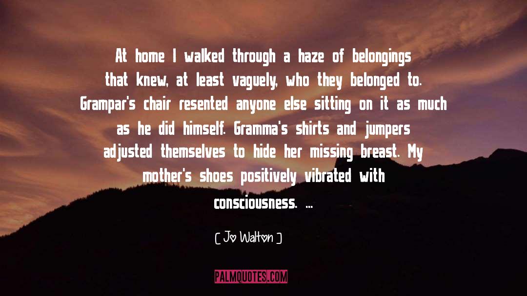 Being Connected To The Universe quotes by Jo Walton