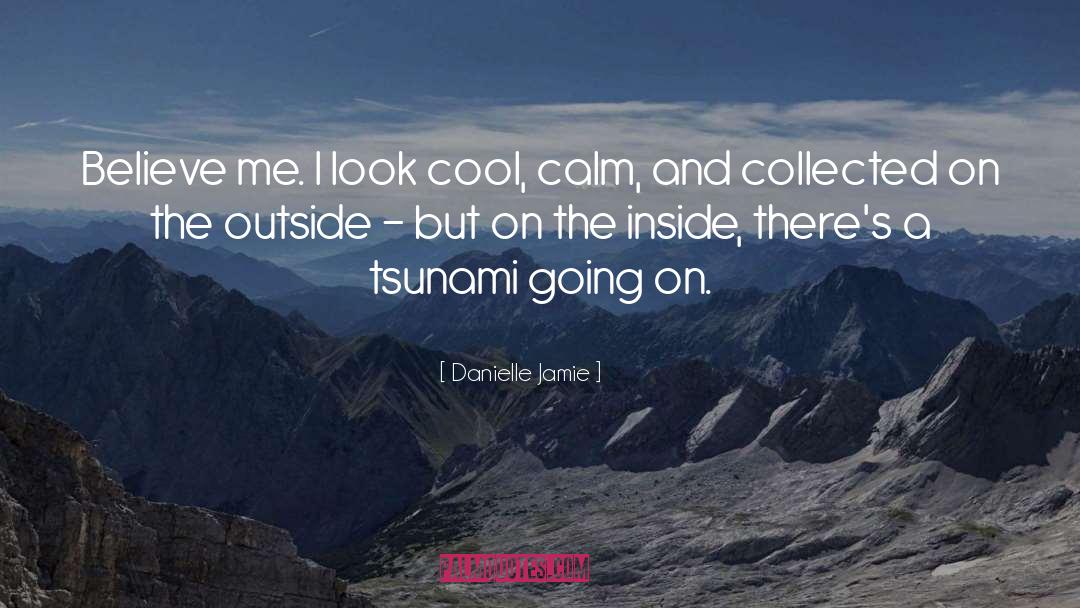 Being Cool Calm And Collected quotes by Danielle Jamie